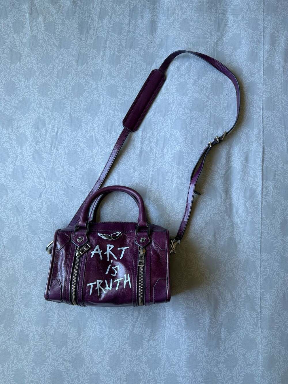 Zadig & Voltaire Sunny XS #2 Tag Bag Burgundy Leather- Practically New With Tags